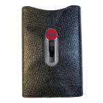Wagner Swiss Wallet Tuxedo Silver Leather